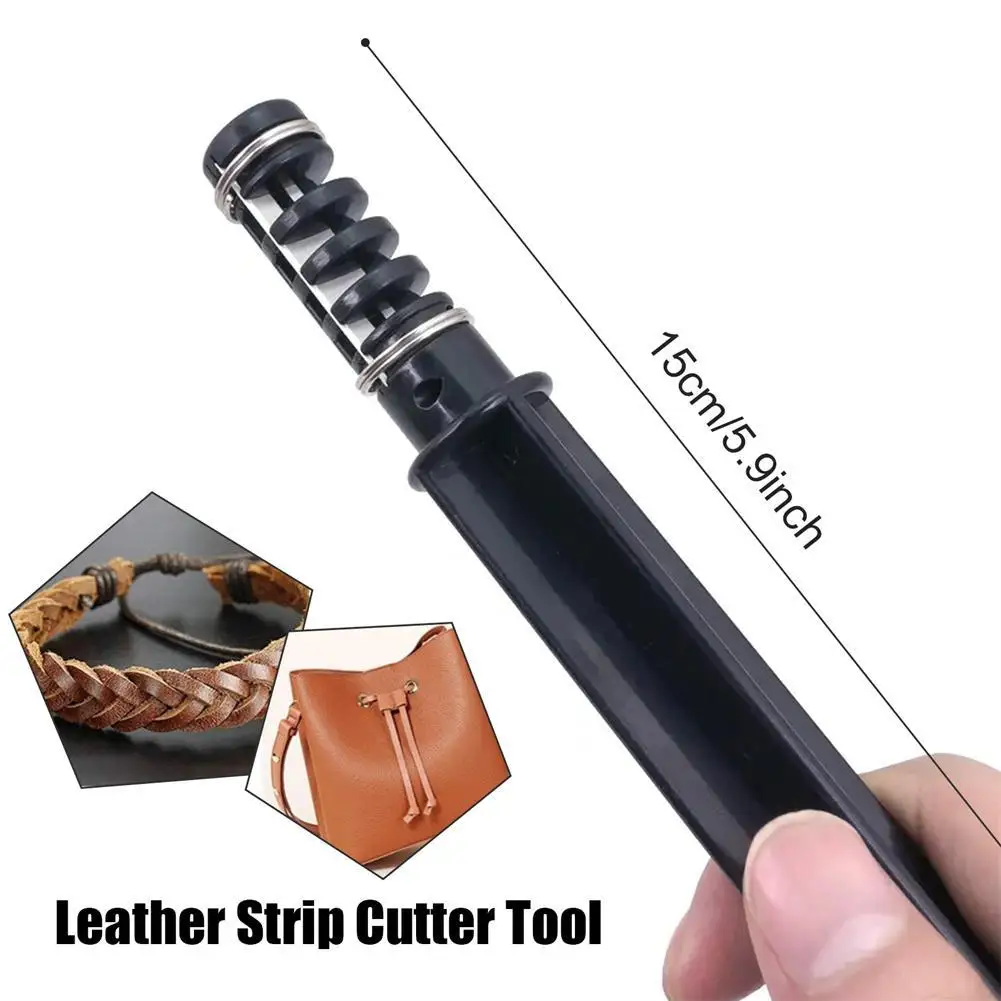 Leather Strip Cutter Tool For Leather Strap Cutter With 3 Blades DIY Handmade Leather Craft Cutting Tools