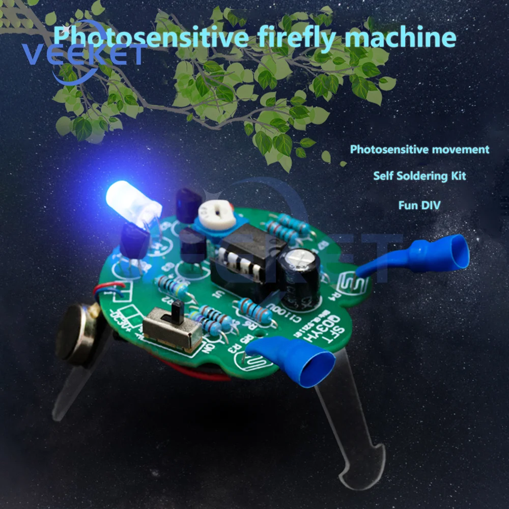 Светодиодная дышащая паяльная лампа набор сделай сам Мигающий игрушечный