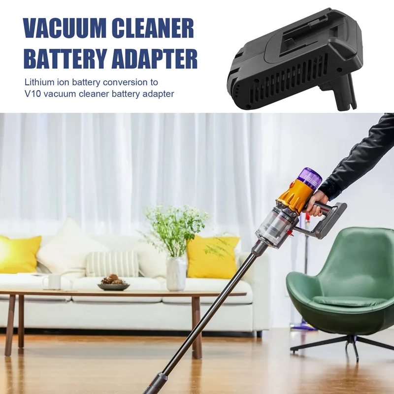 Адаптер аккумулятора для литий-ионного Dewalt 20 В конвертируемый в пылесос Dyson V11