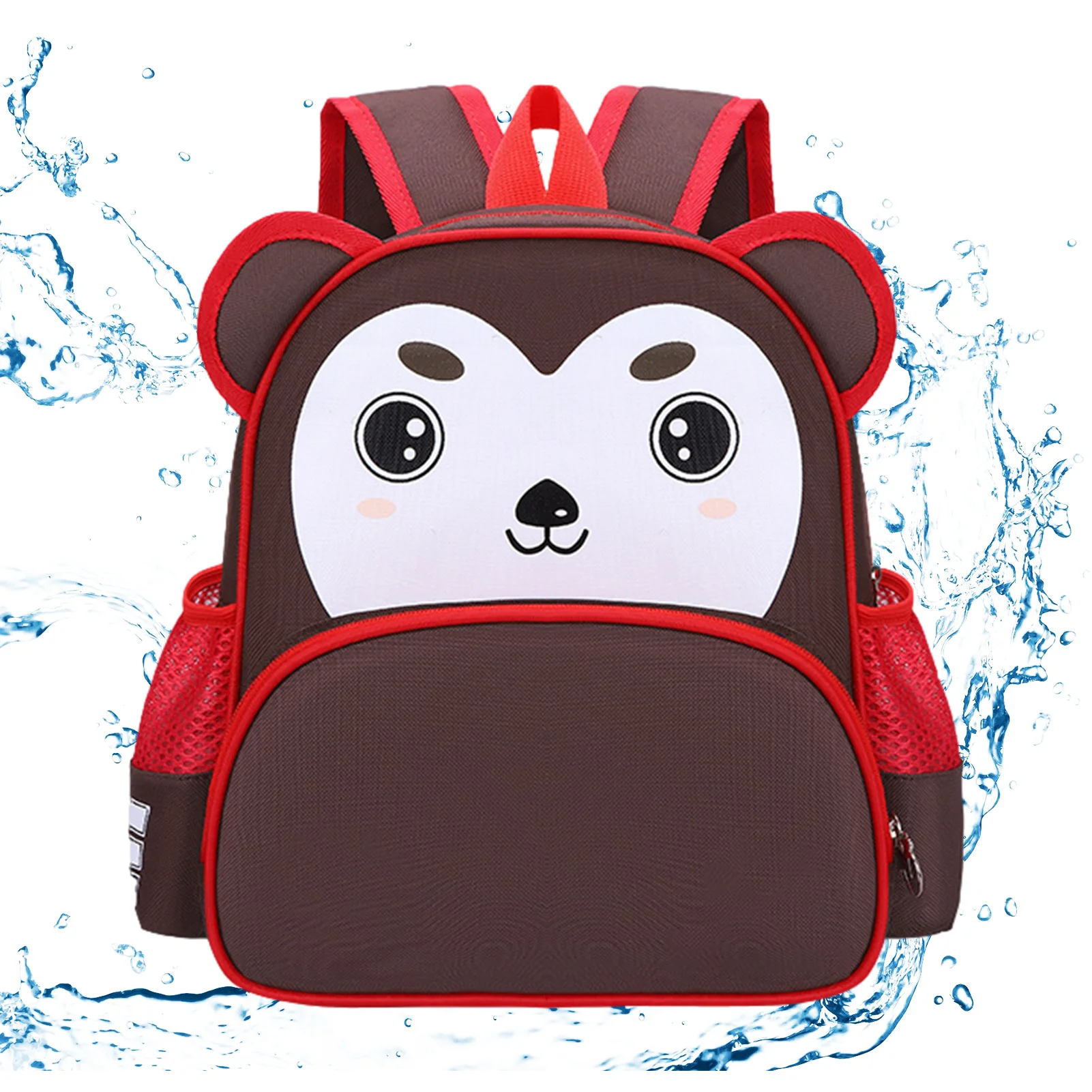 

Toddler School Bag Breathable Toddler Boy Backpack Monkey/Hamster/Akita Dog Toddler Kids School Bag
