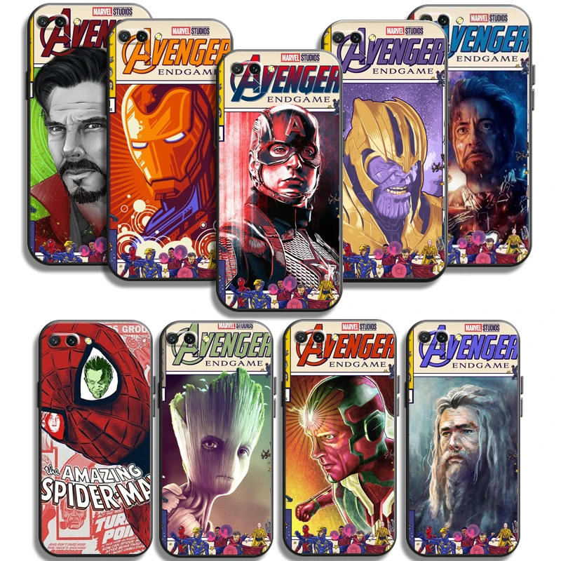 

Avengers Marvely Phone Cases For Huawei Honor Y6 Y7 2019 Y9 2018 Y9 Prime 2019 Y9 2019 Y9A Soft TPU Carcasa Back Cover Funda
