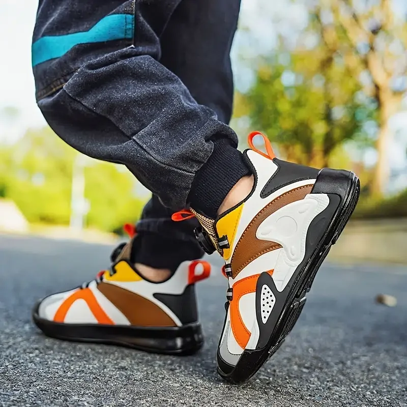 Kids Ultralight Breathable Sneakers With Chic Design For Outdoor Tennis Running Walking