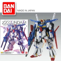 japaness original gundam mg 1100 msz 010 zz gundam ver ka assemble model kit action figures