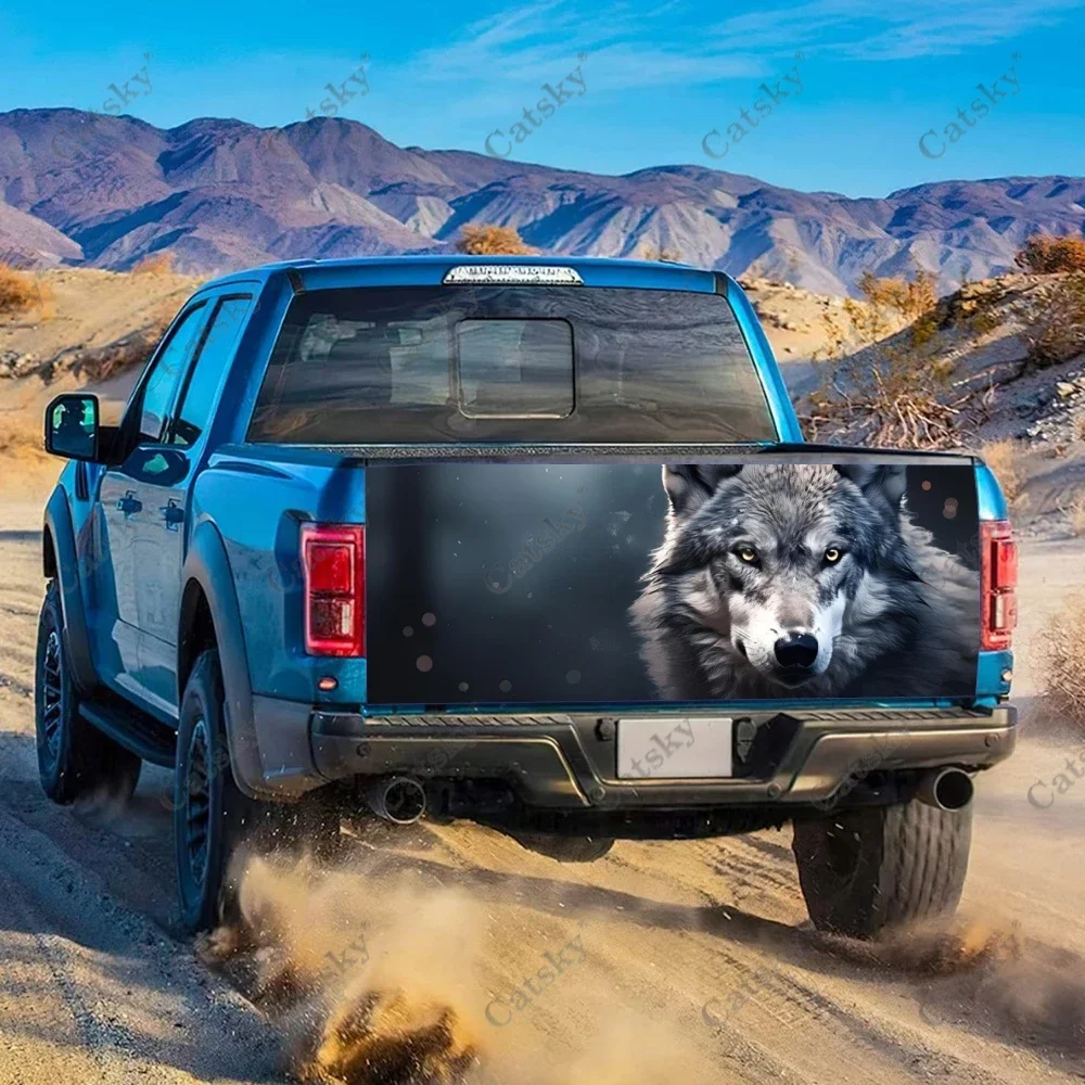 Свирепые волчьи животные автомобильные наклейки аксессуары для модификации