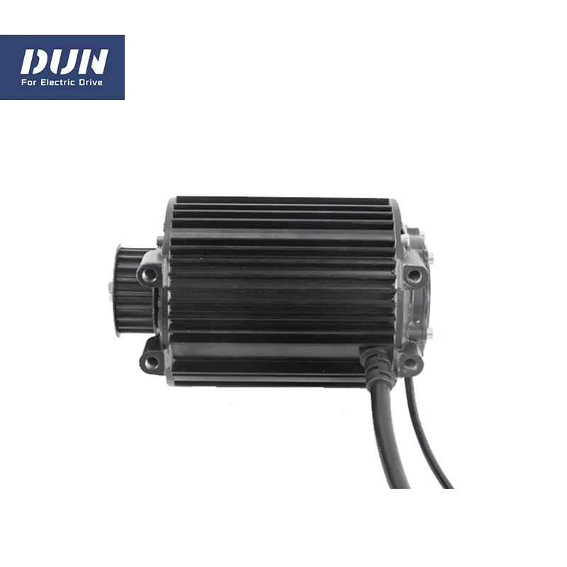 QS90 1KW 72V 55KMH PMSM Звездочка среднего привода и ременная версия двигателя