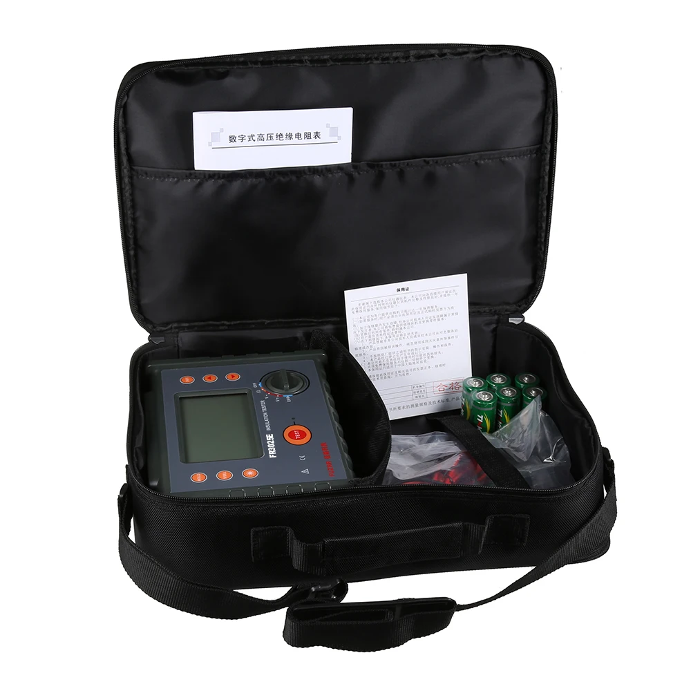 FR3025E Мегомметр 2 ГОм тестер сопротивления изоляции напряжения 5000 В постоянного