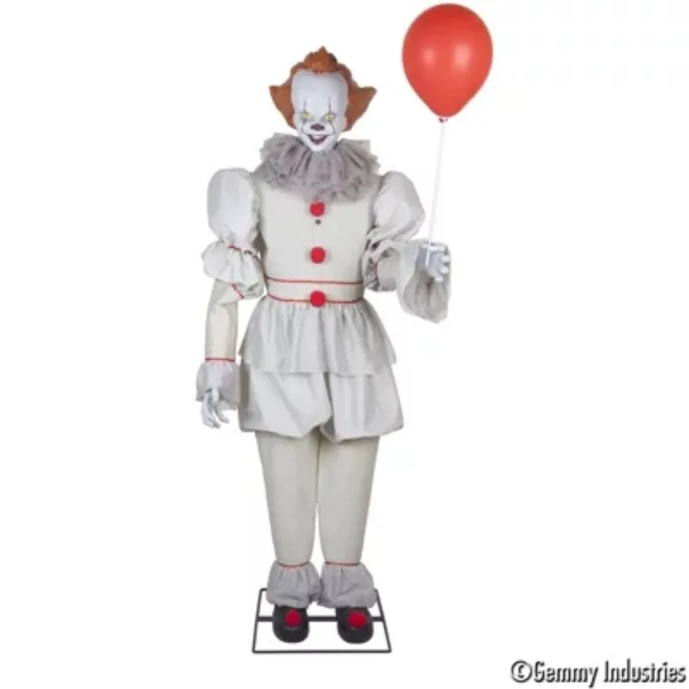 

Animated Halloween Life Sized Pennywise IT Halloween Decoration