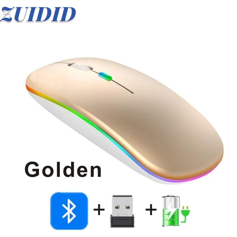 

Wireless Mouse Bluetooth Mice Computer Rechargeable Ergonomic Mause Usb Rgb Magic Wireless Mouse For Macbook Laptop Genuine New