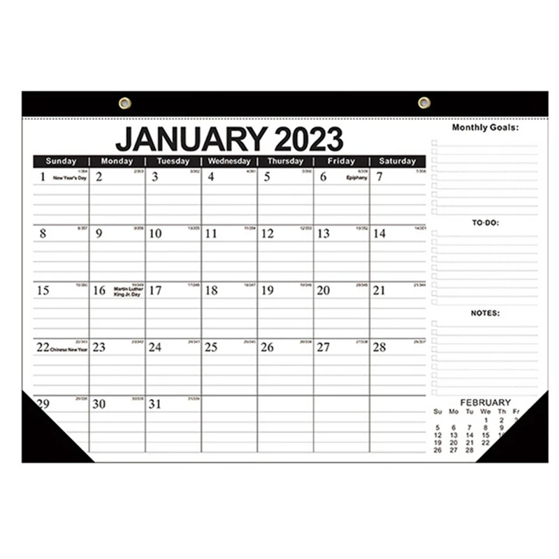 

2022-2023 Monthly Wall Calendar - July 2022 - December 2023 Calendar
