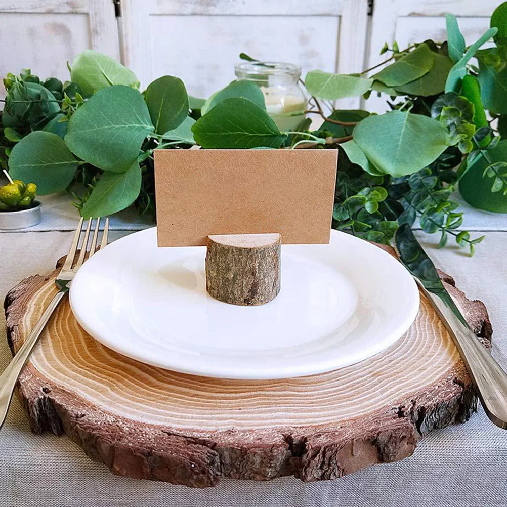 

10 шт., деревянные держатели для заметок