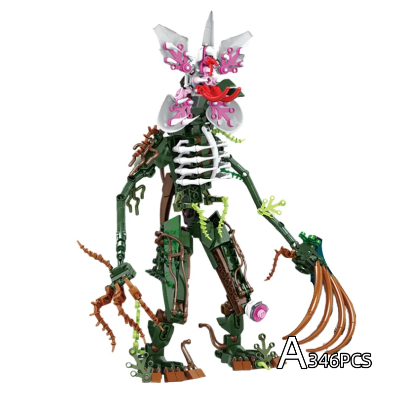 Креативные строительные блоки монстров пластиковые самоблокирующиеся кирпичи