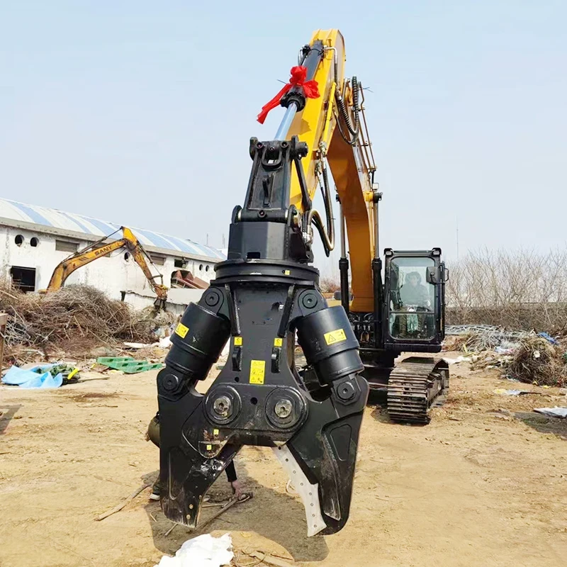 Гидравлические ножницы для металла типа крокодил двухцилиндровые дрелюжные