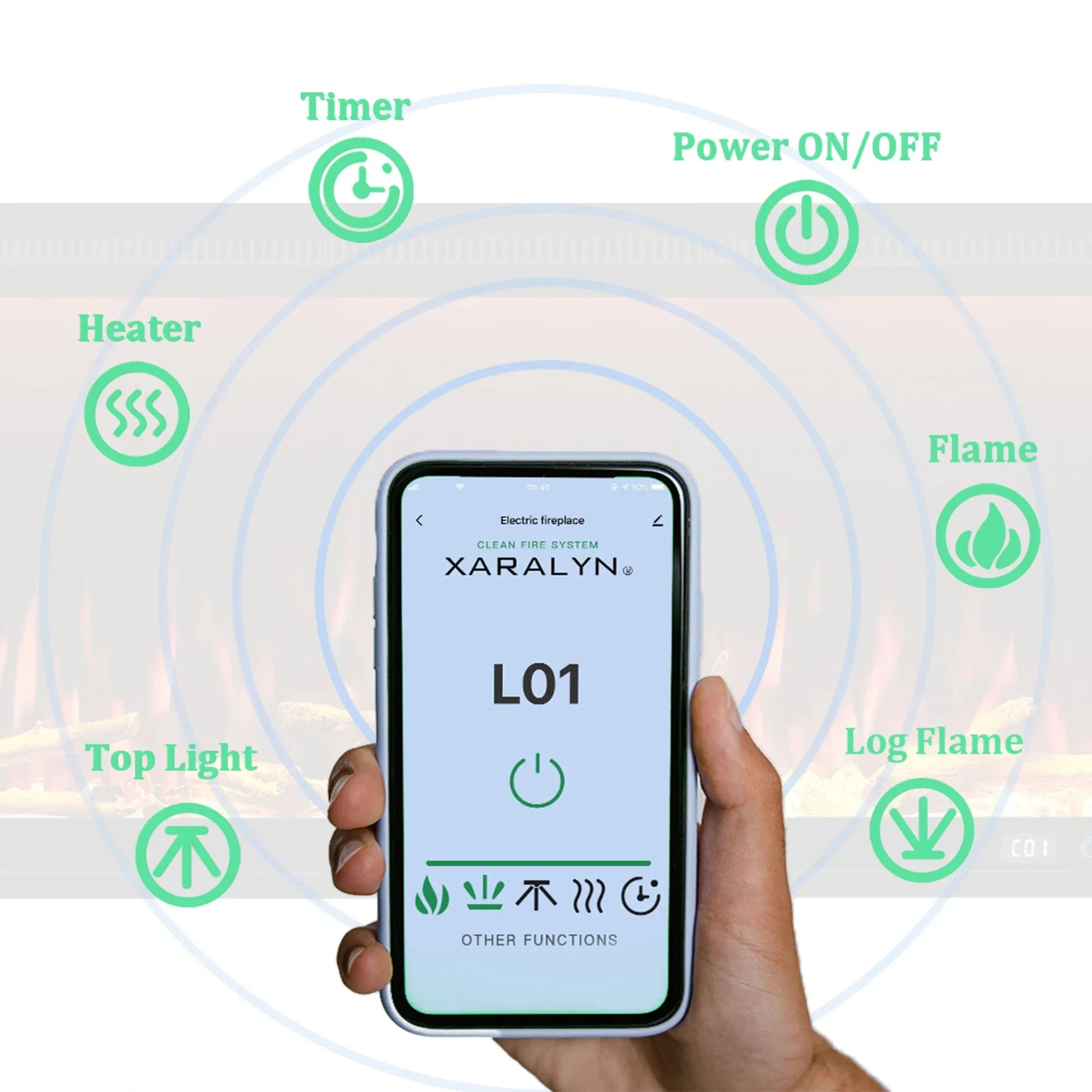 Luxstar 42 &quot50&quot 60 &quot74&quot 88 &quotумный оптовый электрический обогреватель настенное