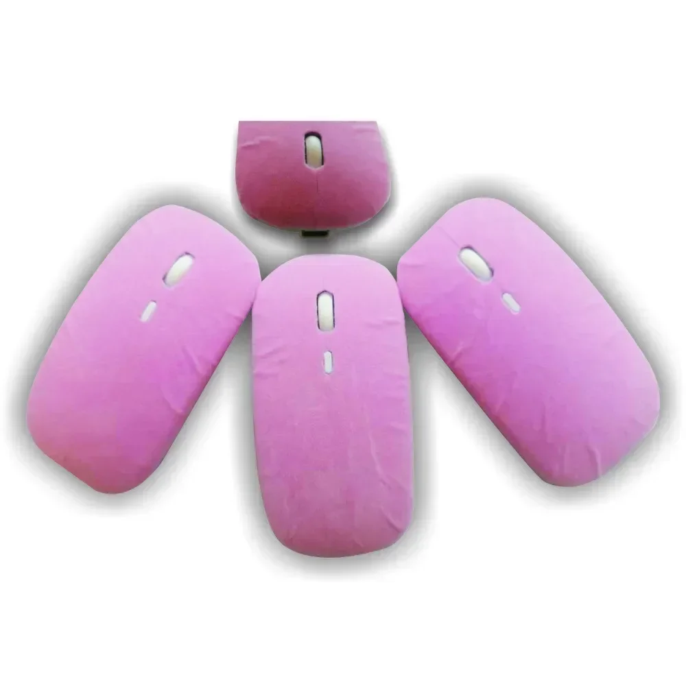 Бархатная тканевая мышь перезаряжаемая бесшумная двухрежимная Bluetooth