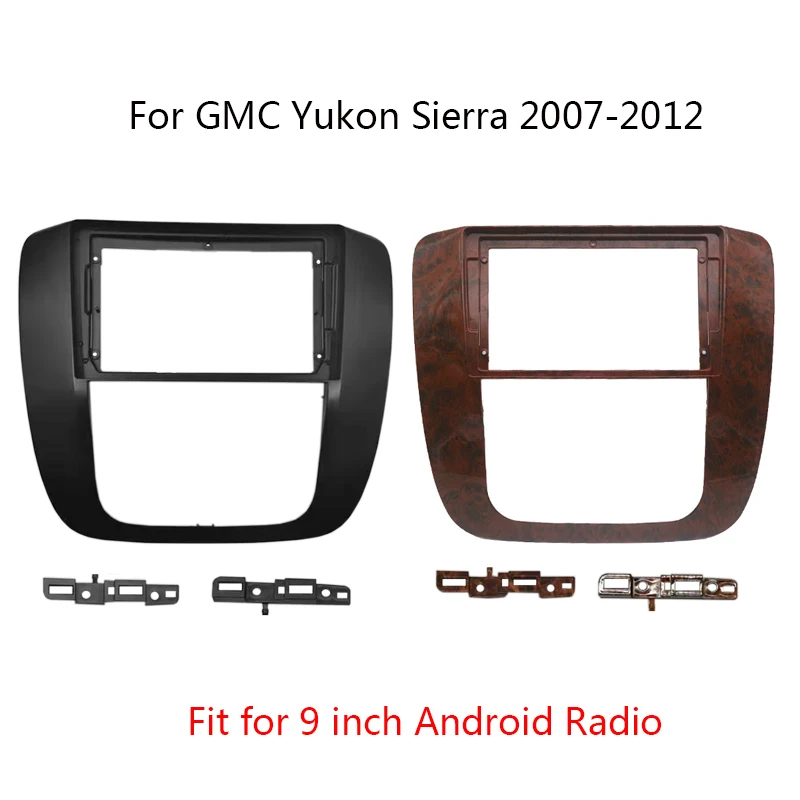 2 Din автомобильный радиоприемник Fascia Android комплект рамок для GMC Yukon Sierra 2007-2012