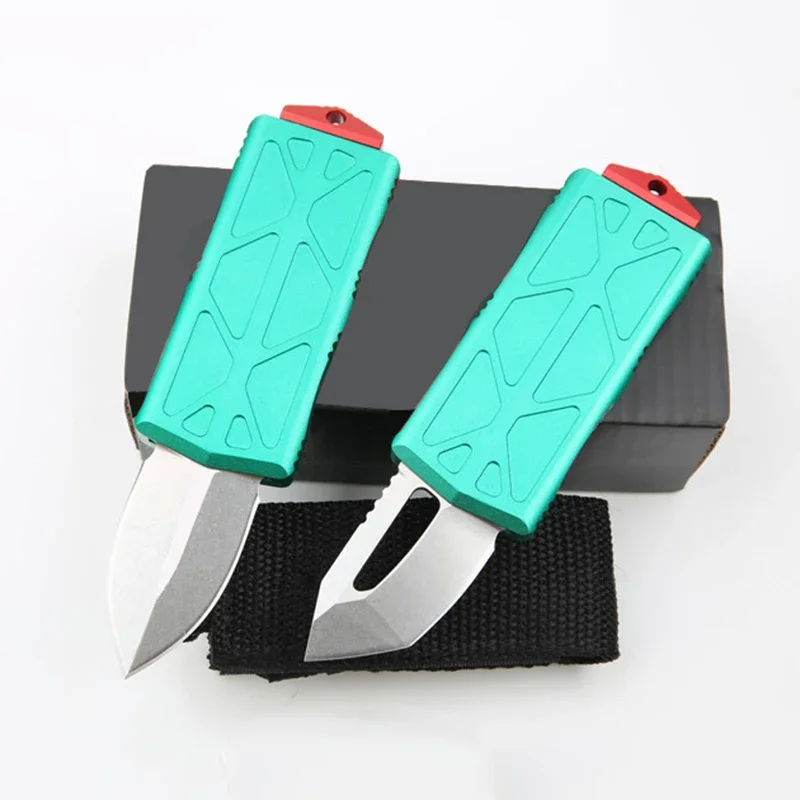 Мини-нож Bounty Hunter EXOCET двойного действия 5CR15MOV лезвие T6-6061 аль-ручка пончик