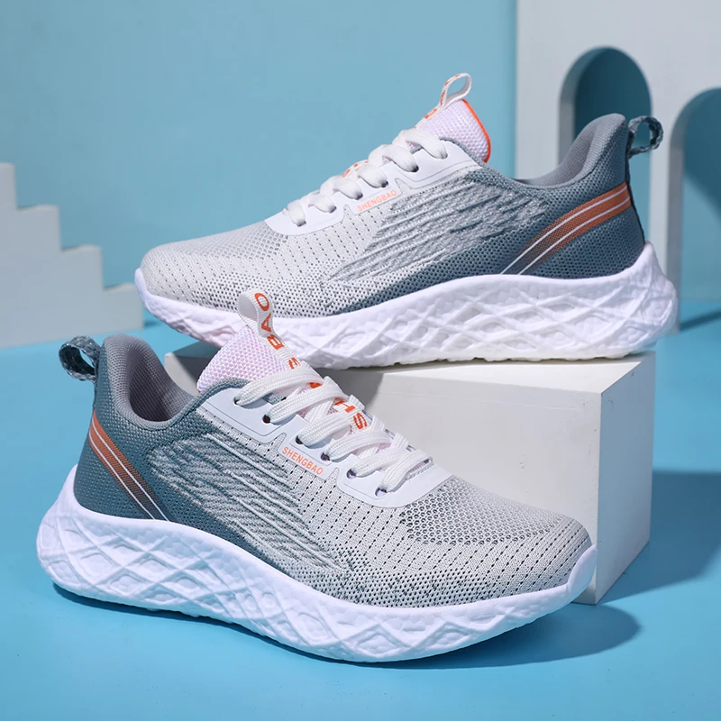 Парные кроссовки HUCDML дышащая повседневная спортивная мужская обувь для бега