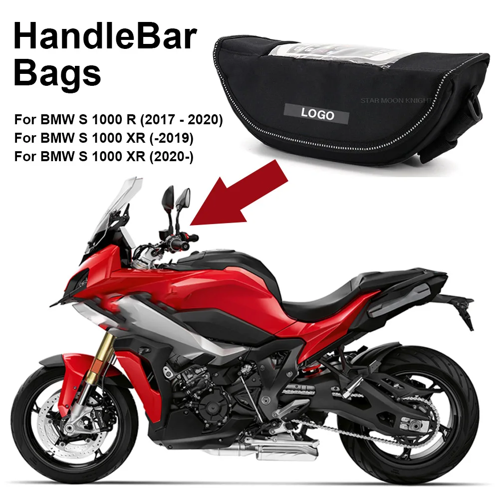 

Modern waterproof motorcycle handlebar travel bag For BMW S1000XR S1000R S 1000 R S 1000 XR S1000 XR R storage handle bar bags