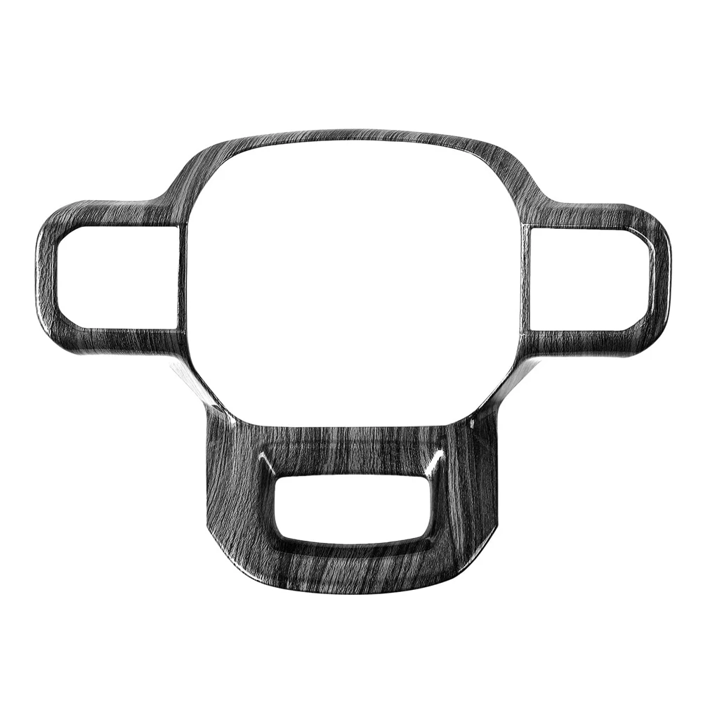 

Накладка на панель рулевого колеса автомобиля, декоративная наклейка на рамку для Ford F150 2021 2022, аксессуары для интерьера, черное дерево