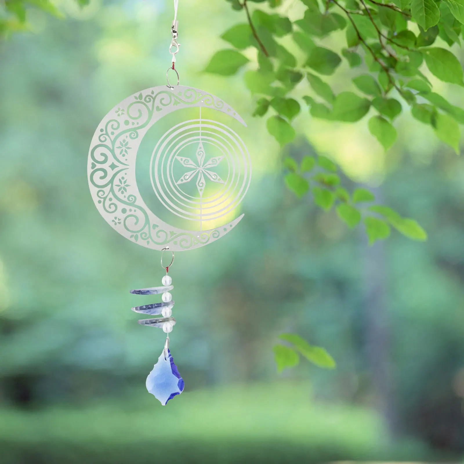 

Creative Wind Chimes Metal Pendant Waterproof Wall Hanging Ornaments Rustproof Outdoor Artistic Balcony Decoration