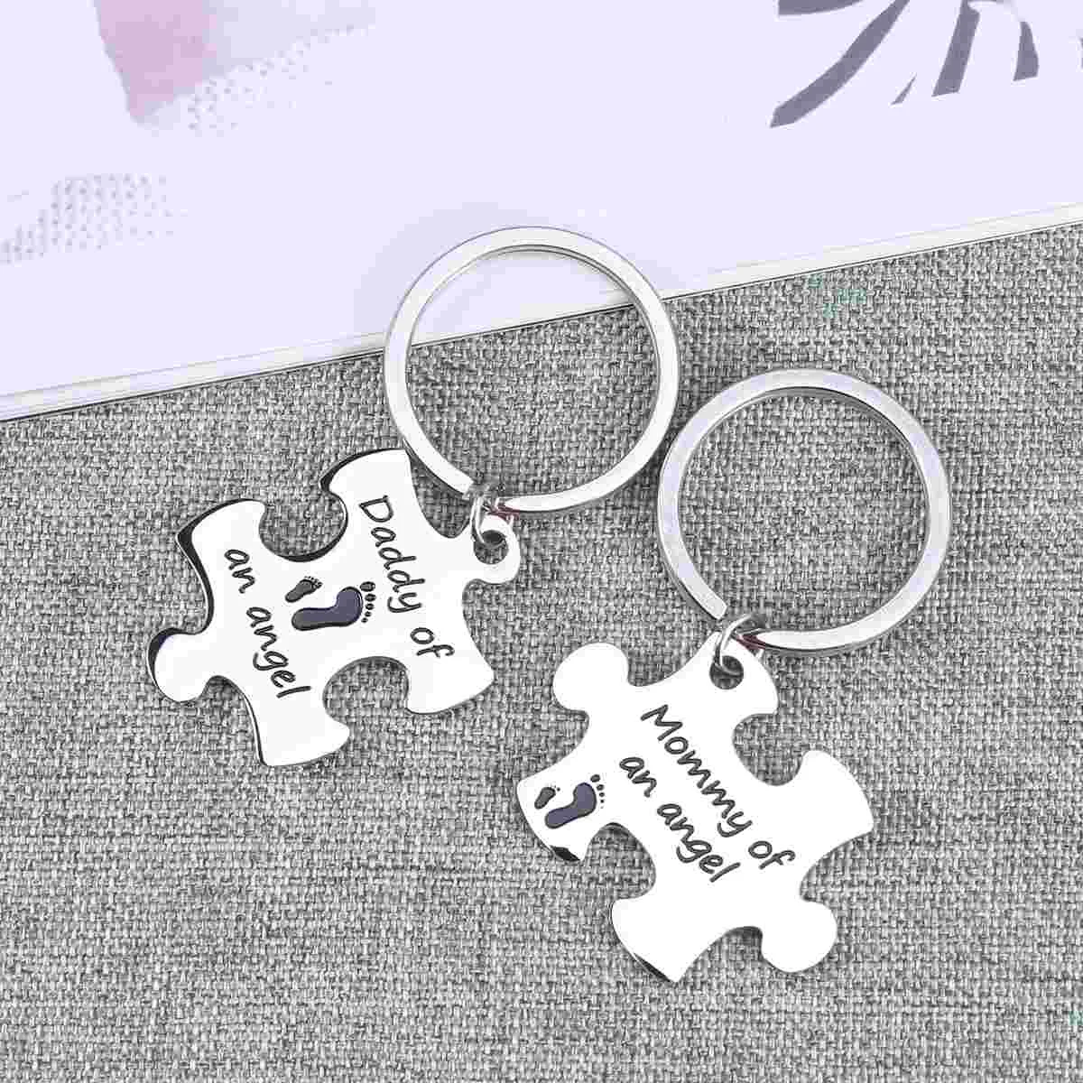 Daddy Gifts Stainless Steel Keychain Miscarriage Gifts Mothers Miscarriage Keychain Angel Baby Memorial Gift Mom Jewelry