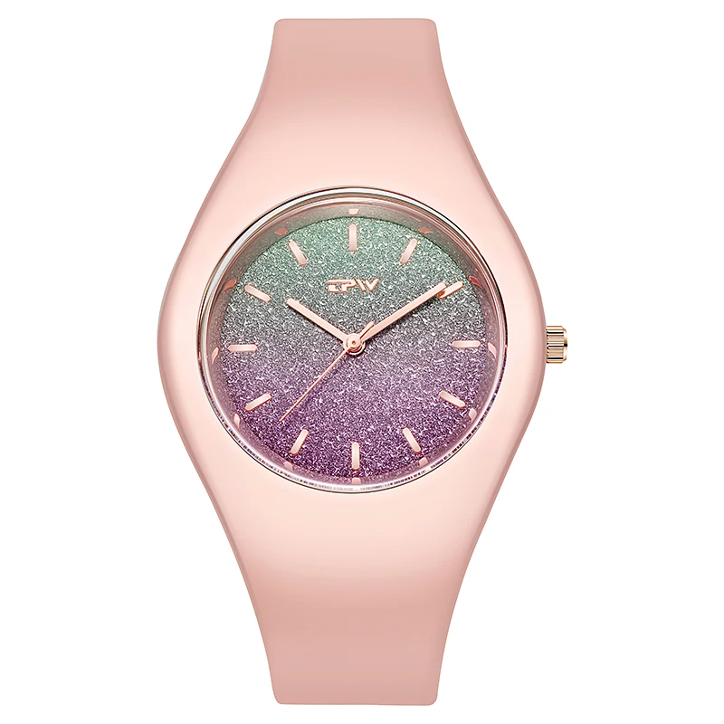 

Student Watch Full Silicone Ladies Clock Skin Friendly Strap School Girl Acessories Fashion Women Dress Simple Watch