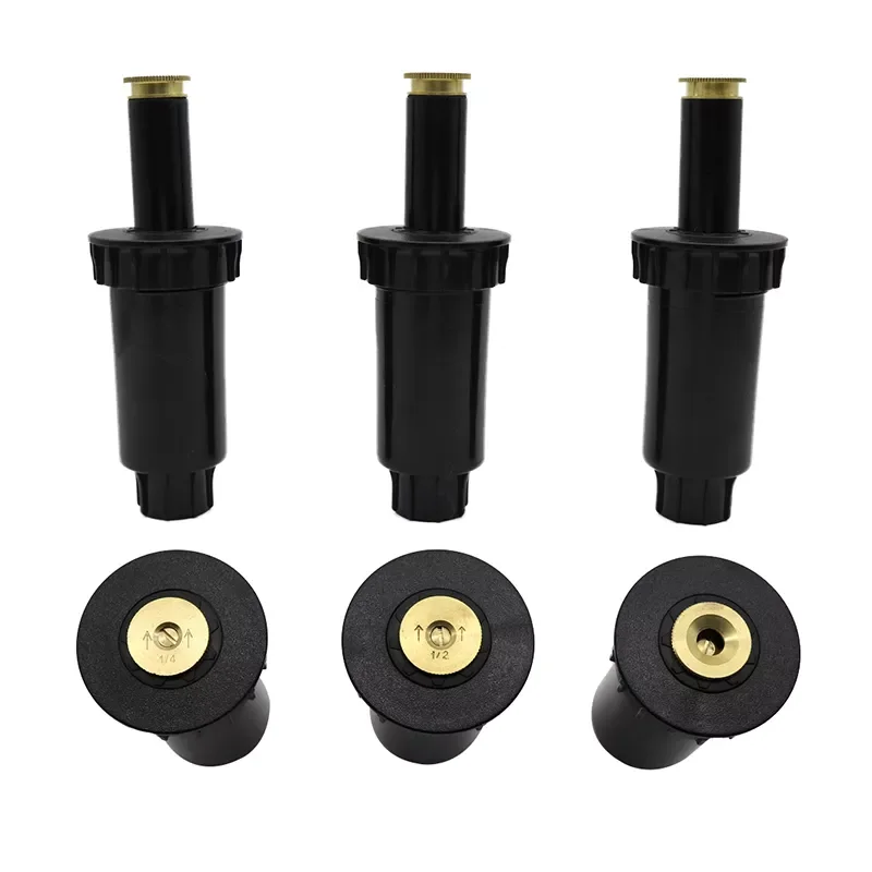 

Разбрызгиватели Пластиковые регулируемые для полива газона, 1/2 дюйма, 90-360 градусов, 10 шт.