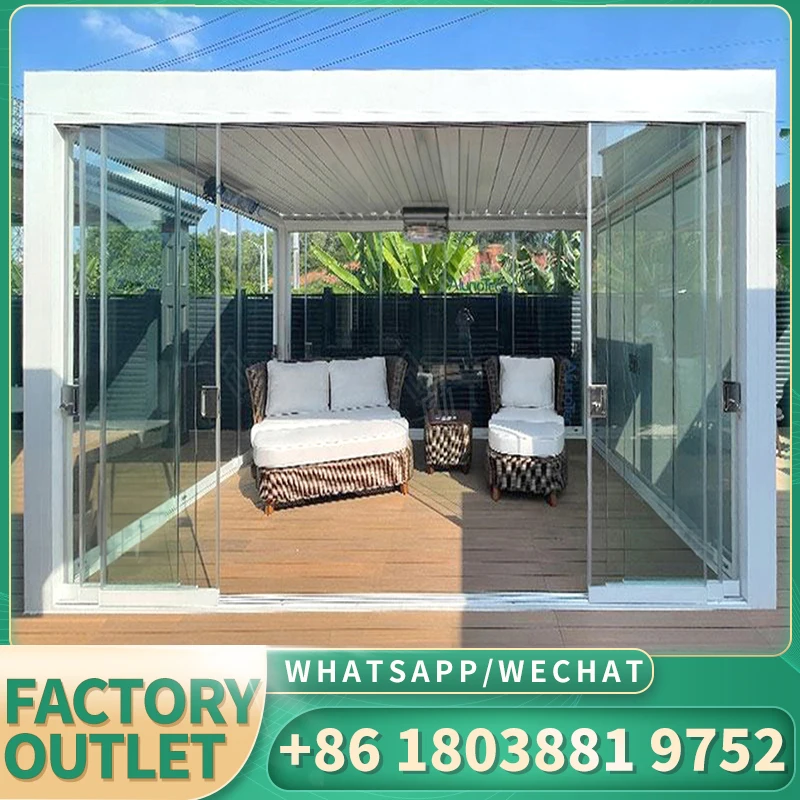 Солнцезащитный козырек с дистанционным управлением электрическая алюминиевая