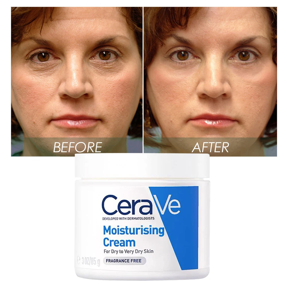 

Cerave Moisturizing Cream Nicotinamide Hydrating Repair Dry Barrier Facial Moisturizer Brighten Dark Spot Remover Face Cream