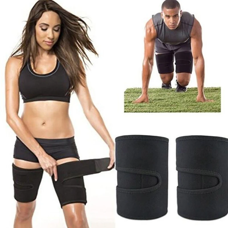 

Leg Shaper Sauna Sweat Thigh Trimmers Calories Off Anti Cellulite Weight Loss Slimming Legs Fat Thermo Neoprene Compress Belt