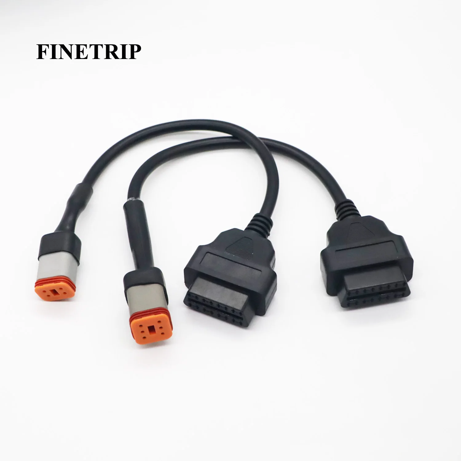Фото Разъем OBD2 для мотоцикла, мотоцикла, YAMAHA 3pin 4pin для HONDA 4Pin для KTM 6pin Moto для Ducati OBD OBD2 Удлинительный кабель №5
