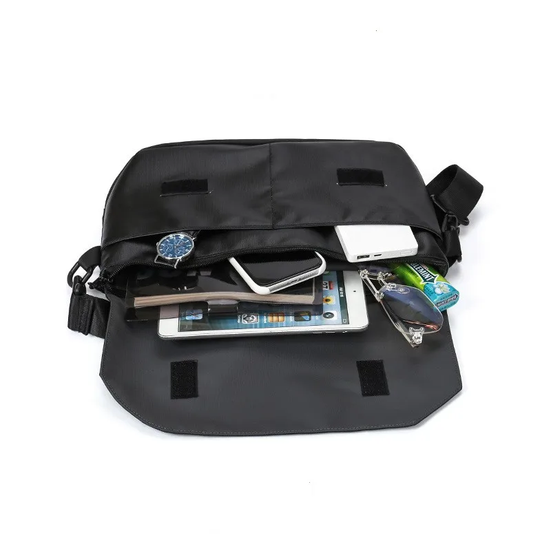 Luxury Brand Men Crossbody Menssenger Bags Business Casual Handbag Male Spliter Leather Shoulder Bag Large Capacity 2023 Trend