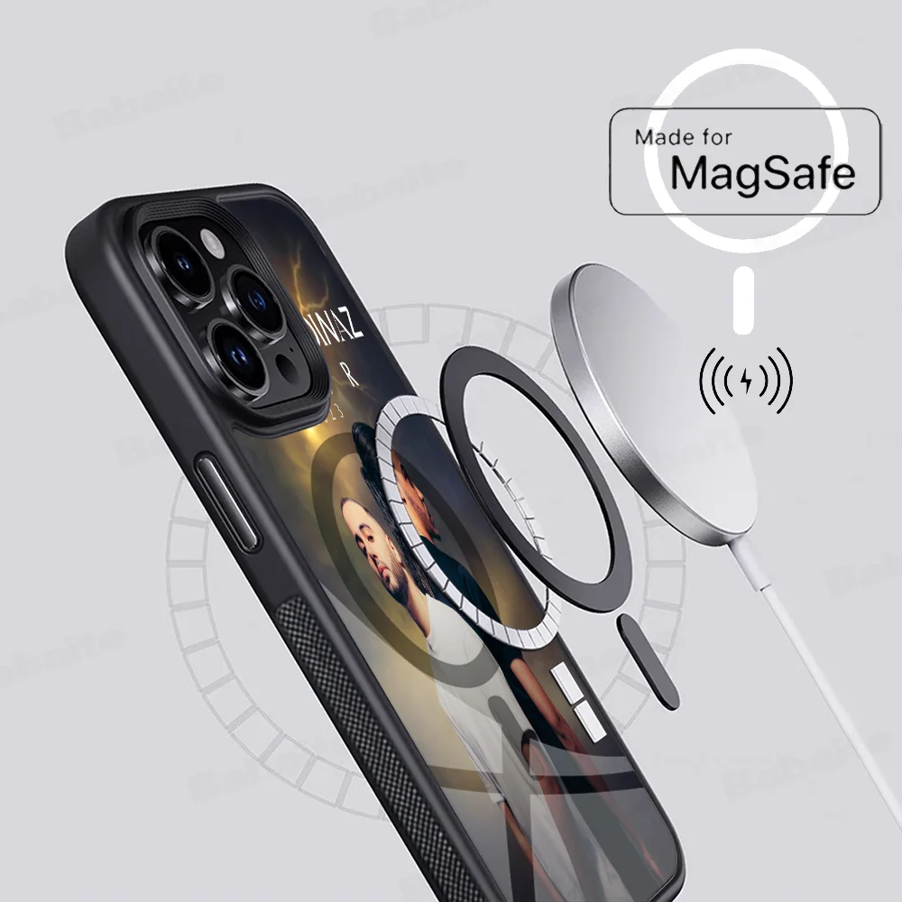 Djadja &amp Dinaz Phone Case Magesafe Magnetic Wireless Charge For iPhone 16 11 12 13 14 15 Pro Max Plus Mini
