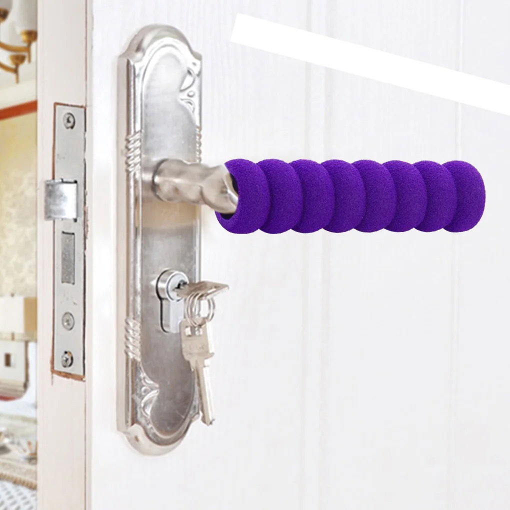 

Multiple Colors Spiral Door Handle Cover Practical Anti-Collision Foam Door Knob Sleeve Flexible Knob Cover