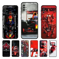 cell schumacher formula 1 f1 case coque for moto g30 g stylus one fusion g60 edge g9 play g50 g8 plus fashion protection black