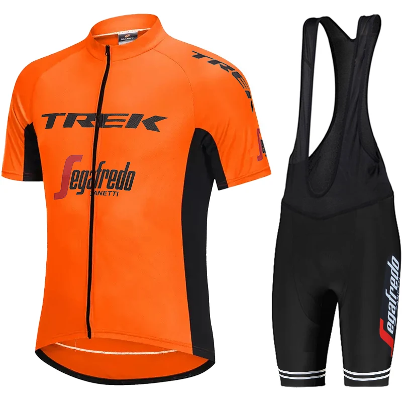 

Men's Cycling Suit Summer Clothes 2023 Man Jersey TREK Clothing Mtb Gel Shorts Male Road Bike Uniform Sportswear Pants Set Bib