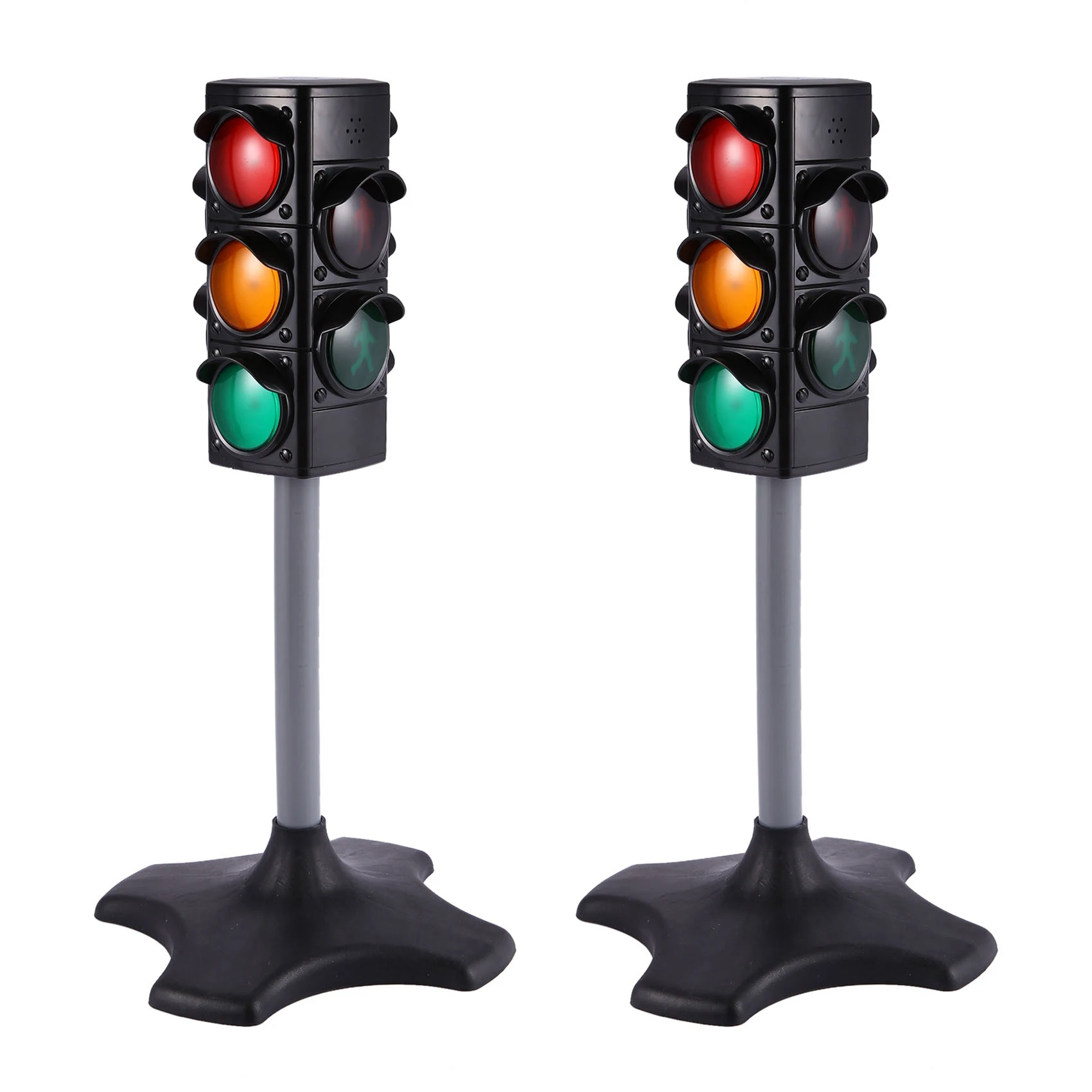 

2X Kindergarten Simulation Traffic Lights Cognitive Safety Crossing the Road Traffic Signal Lights Children Early Toys