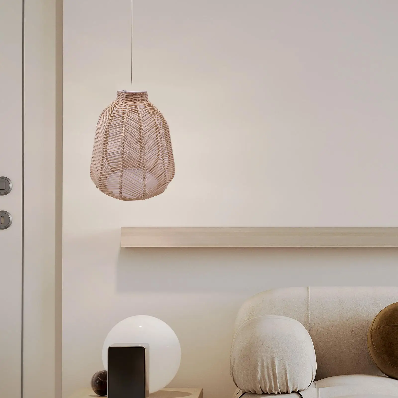 

Simulation Rattan Lamp Shade Pendant Lamp Shade for Tea House Room
