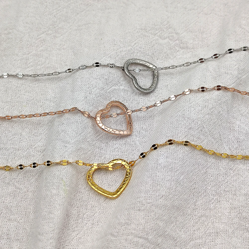 

Stylish Geometric Heart Square Rhombus Necklaces Women Men,Stainless Steel Geometry Heart Lozenge Pendant,Female Male Collar
