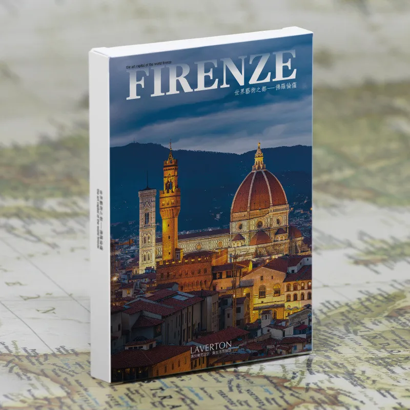 

Открытки HD Firenze с пейзажной тематикой, Подарочная этикетка, поздравительные открытки, украшение «сделай сам», настенная наклейка, картина, приглашение