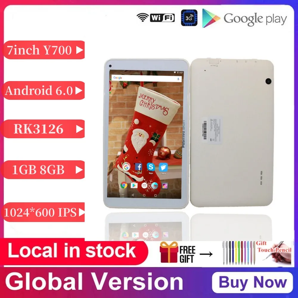 

Планшет Glavey Y700 на Android 6,0, четыре ядра, экран 7 дюймов, 1 Гб + 8 Гб