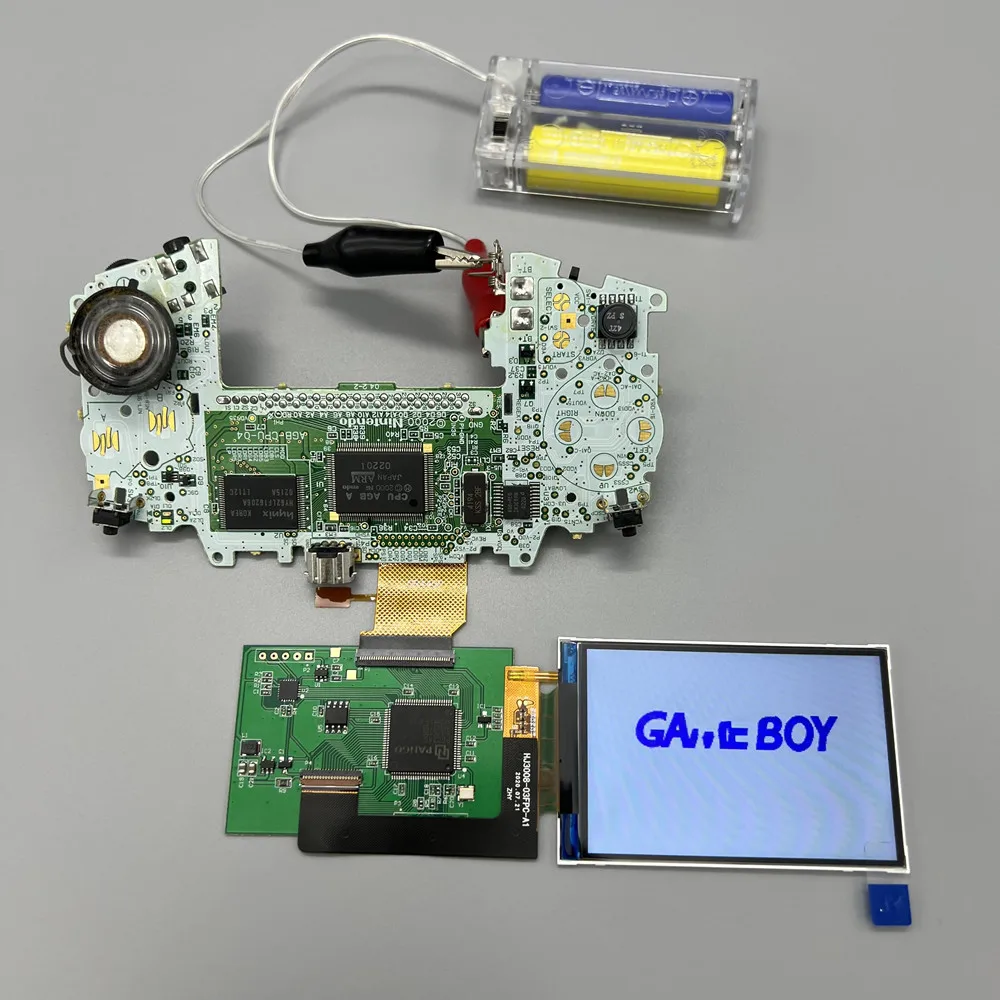 Высококачественный ЖК-экран ips для GBA GAMEBOY ADVANCE оригинальный экран ремонта размера