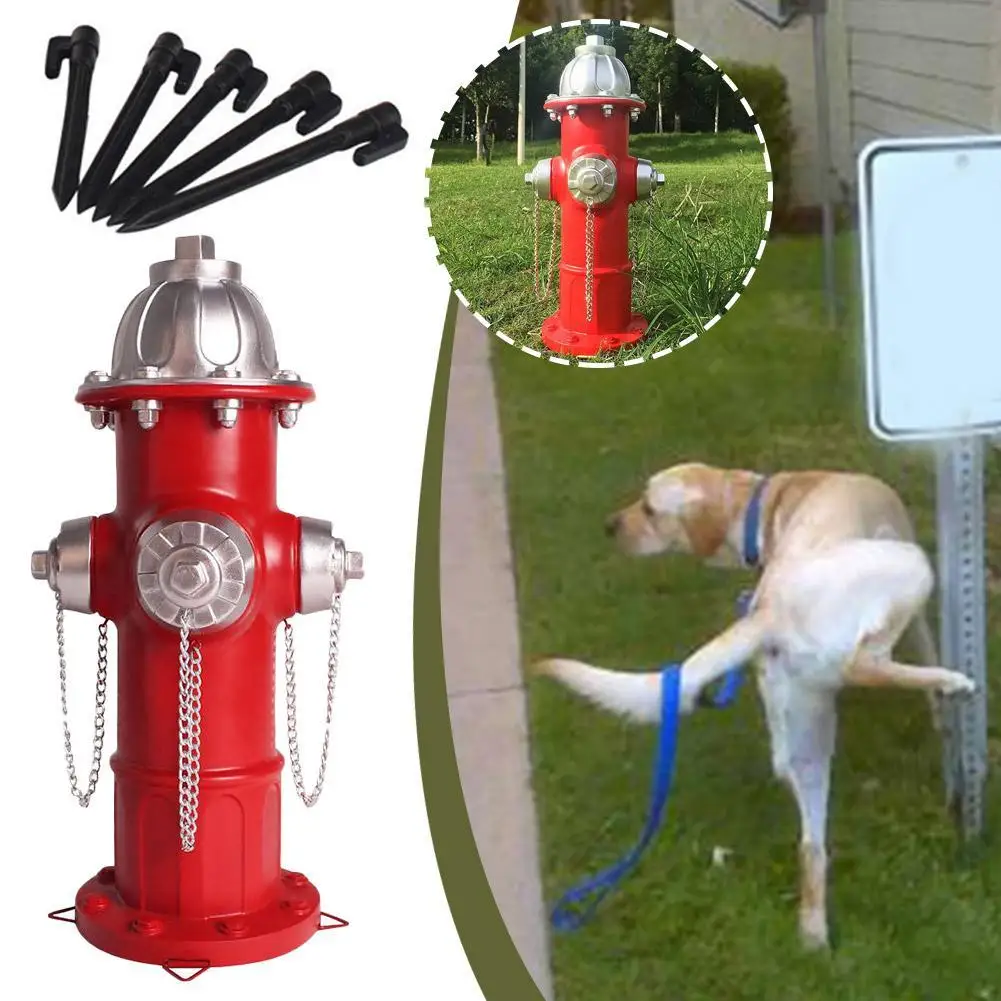 

Puppy Fire Hydrant Outdoor Lawn Outdoor Courtyard Garden Landscape Decorations Creative And Interesting Resin Crafts