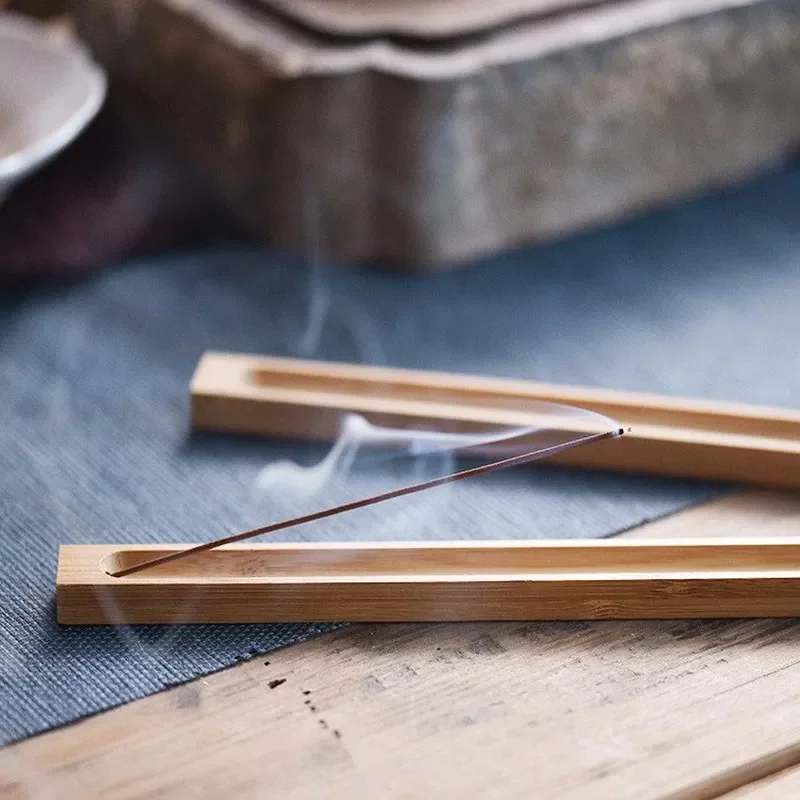 

2022 Catcher for Sticks Natural Plain Wooden Incense Burner Stick Home Decoration