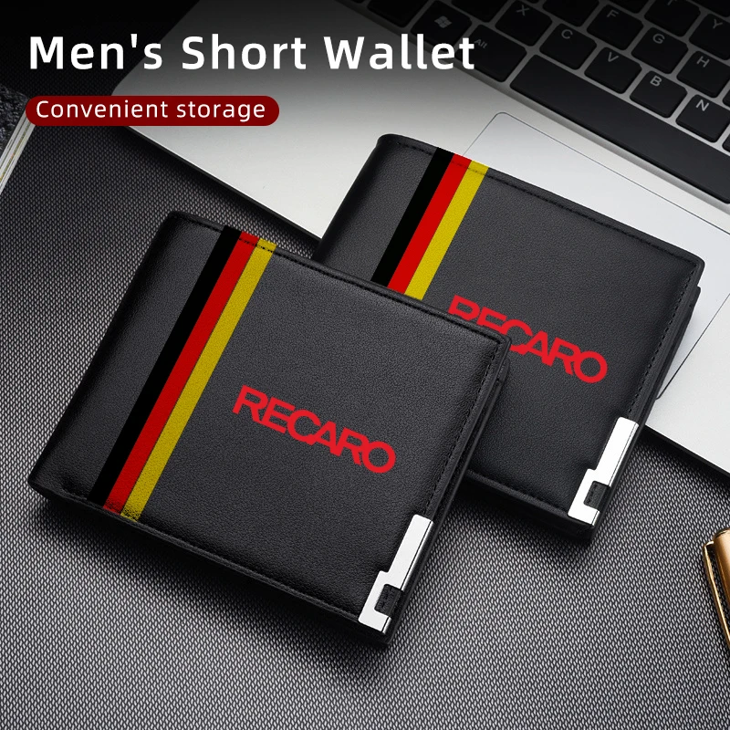 Кошельки с логотипом автомобиля мужские классические короткие держатели для