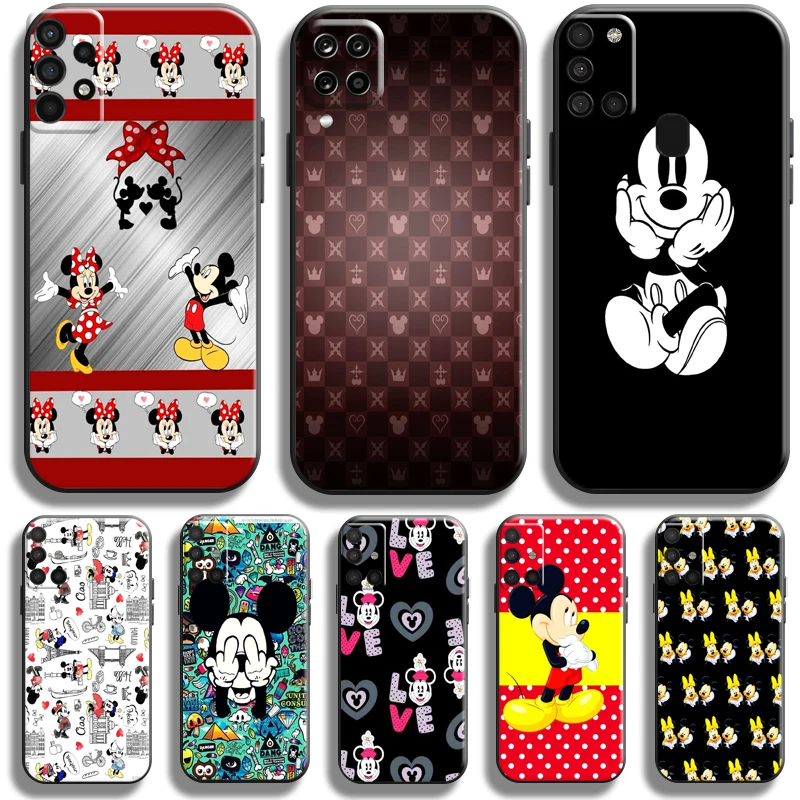 

Cute Mickey Minnie Mouse For Samsung Galaxy A11 A12 A20 A21 A21S A22 A30 A31 A32 A42 A51 A52 A70 A71 A72 5G Phone Case Soft