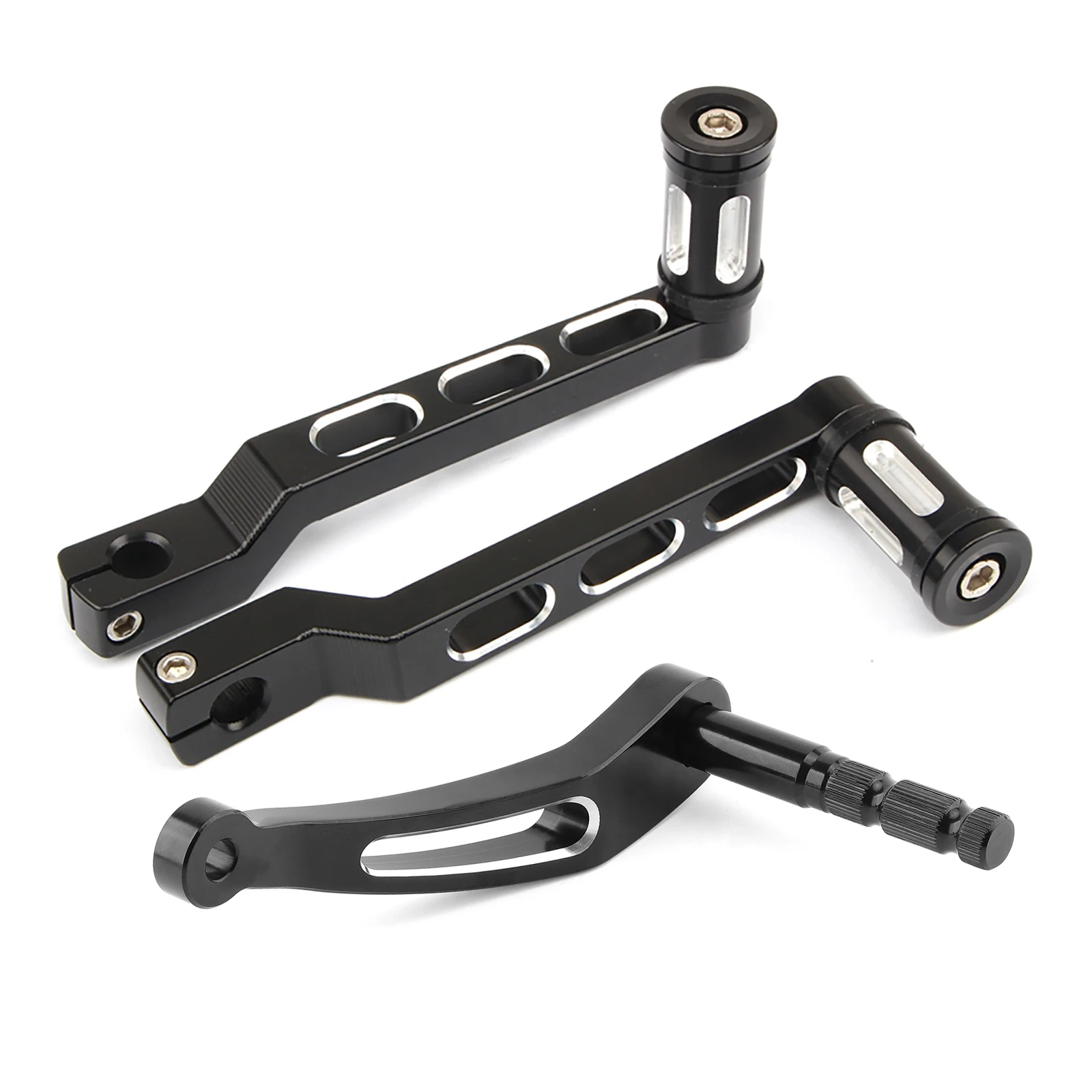 

Мотоцикл Расширенный рычаг переключения передач стержень вал рычаги переключения передач подходят для Harley Fat Boy FLFBS Softail Slim FLSL Deluxe FLDE break FXBR