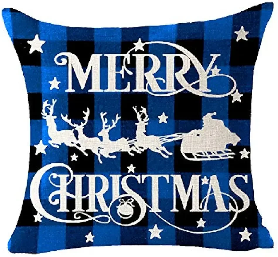 Рождественская Снежинка сосна благословение подарок для семьи льняная