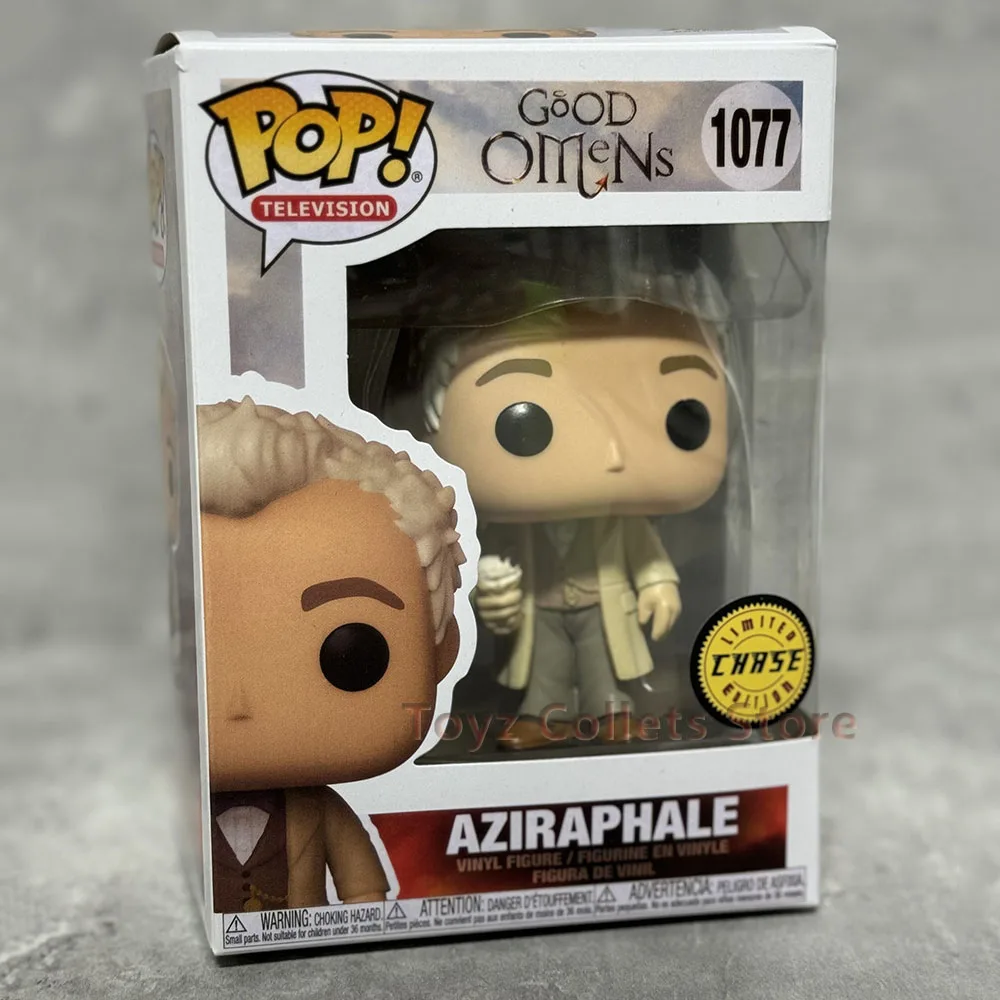 Funko Pop Aziraphale 1077 TV Good Omens Ограниченная серия эксклюзивные виниловые экшн-Фигурки