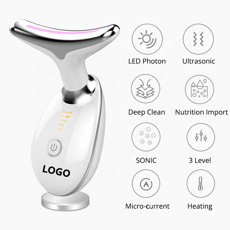 

Lightening Neck Lines Massage Lifting Firming Facial Law Lines Multifunctional Neck Beauty Instrument